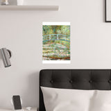 Water Lily Bridge | Satin Poster