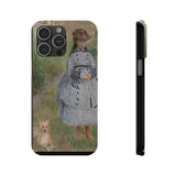 Girl with Dog | iPhone Case | slim