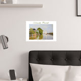 Achterzaan | Titled | Satin Poster