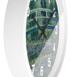 Lilies and Bridge | Clock