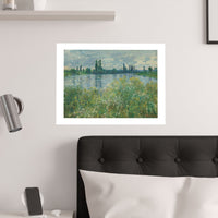 Banks of the Seine | Satin Poster