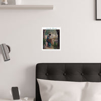 Embroidering | Titled | Satin Poster