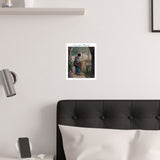 Embroidering | Titled | Satin Poster