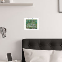 Japanese Footbridge | Titled | Satin Poster