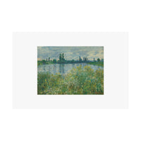 Banks of the Seine | Satin Poster