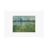 Banks of the Seine | Satin Poster