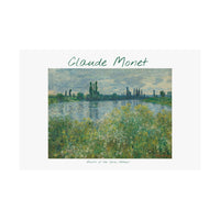 Banks of the Seine | Titled | Satin Poster