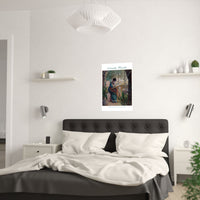Embroidering | Titled | Satin Poster