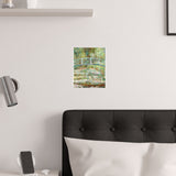 Water Lily Bridge | Satin Poster