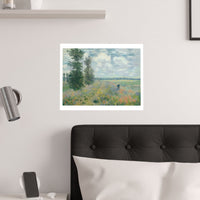 Argenteuil Poppy | Satin Poster