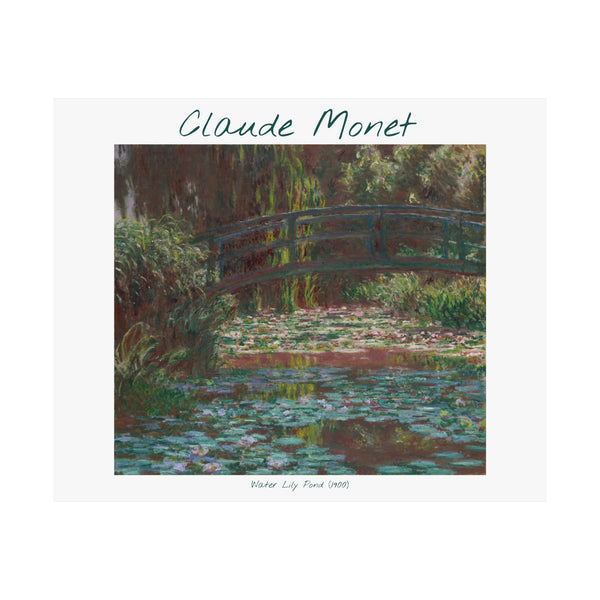 Water Lily Pond | Titled | Satin Poster