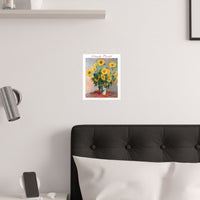 Sunflowers | Titled | Satin Poster