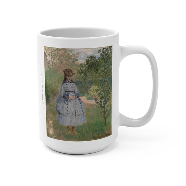 Girl with Dog | Mug