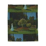 Lady in the Garden | Blanket