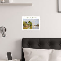Achterzaan | Titled | Satin Poster