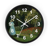Lady in the Garden | Clock