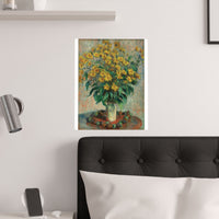 Artichoke Flowers | Satin Poster