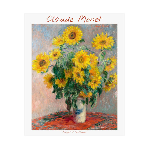 Sunflowers | Titled | Satin Poster