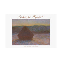 Sunset Stack | Titled | Satin Poster