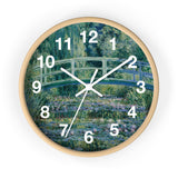 Lilies and Bridge | Clock