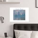 London | Titled | Satin Poster