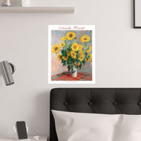 Sunflowers | Titled | Satin Poster