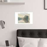 Giverny Seine | Titled | Satin Poster