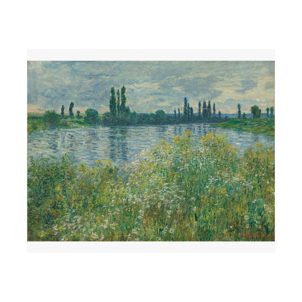 Banks of the Seine | Satin Poster