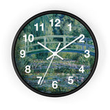 Lilies and Bridge | Clock