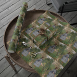 Girl with Dog | Wrapping Paper