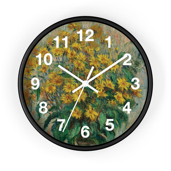 Artichoke Flowers | Clock