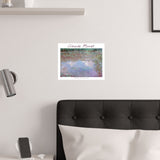 Pond Clouds | Titled | Satin Poster