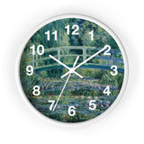Lilies and Bridge | Clock