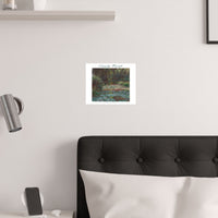 Water Lily Pond | Titled | Satin Poster