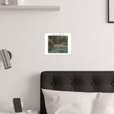 Water Lily Pond | Titled | Satin Poster