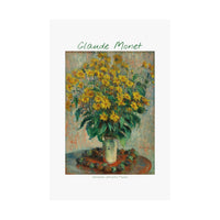 Artichoke Flowers | Titled | Satin Poster