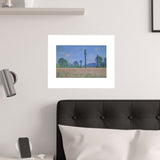 Giverny Poppy | Satin Poster