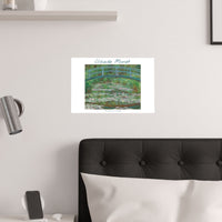 Japanese Footbridge | Titled | Satin Poster