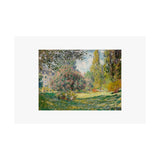 Landscape Monceau | Satin Poster