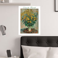 Artichoke Flowers | Titled | Satin Poster