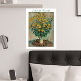 Artichoke Flowers | Titled | Satin Poster