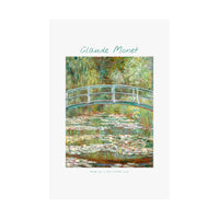 Water Lily Bridge | Titled | Satin Poster