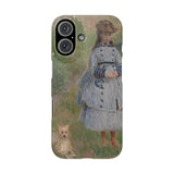 Girl with Dog | iPhone Case | slim