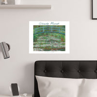 Japanese Footbridge | Titled | Satin Poster