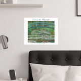 Japanese Footbridge | Titled | Satin Poster