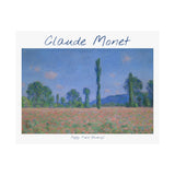 Giverny Poppy | Titled | Satin Poster