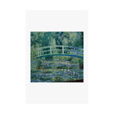 Lilies and Bridge | Satin Poster