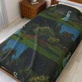 Lady in the Garden | Blanket