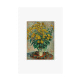 Artichoke Flowers | Satin Poster
