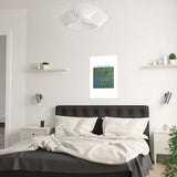 Irises | Titled | Satin Poster